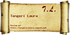 Tengeri Laura névjegykártya