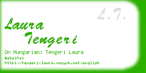 laura tengeri business card